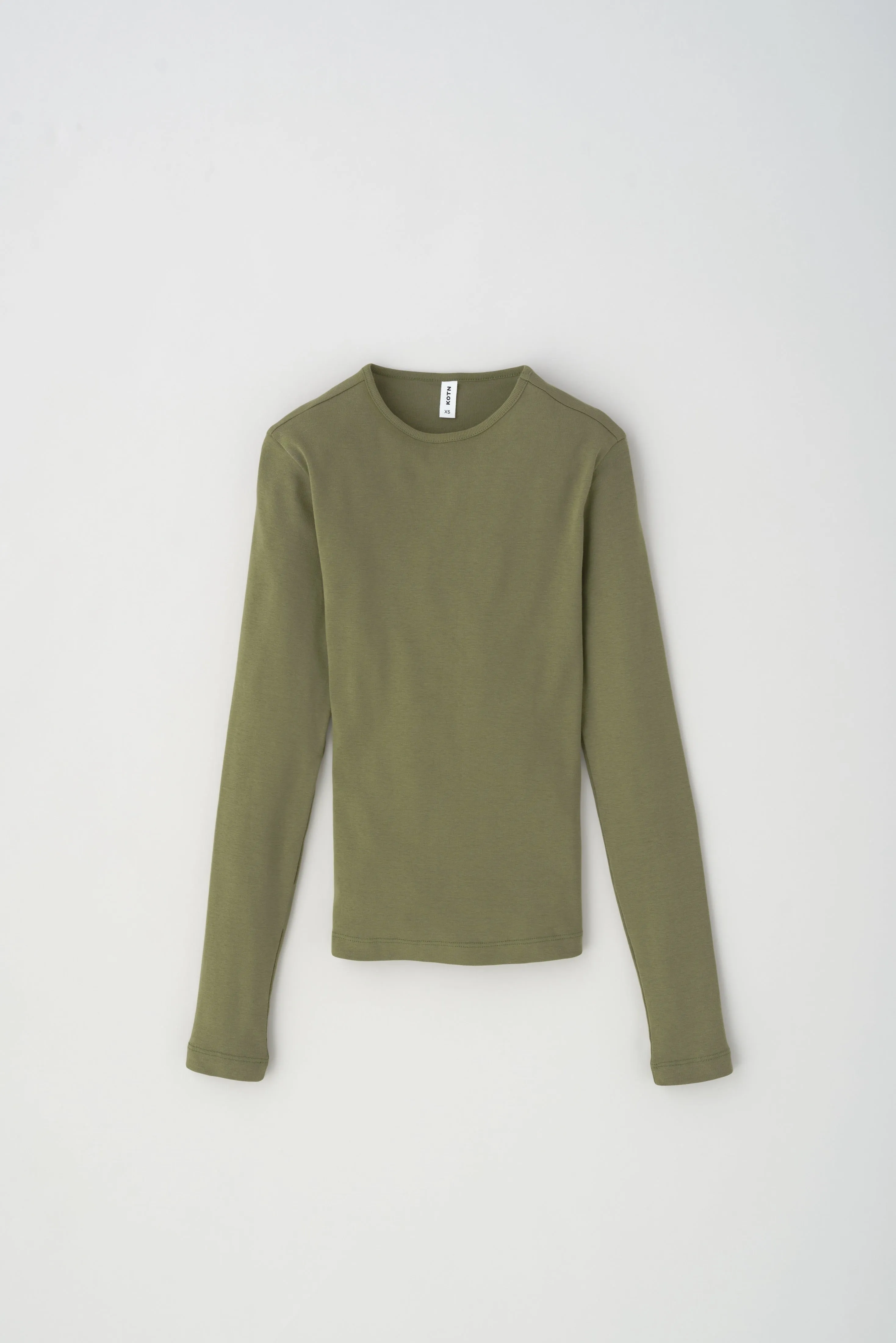 Women's Fitted Longsleeve in Olive