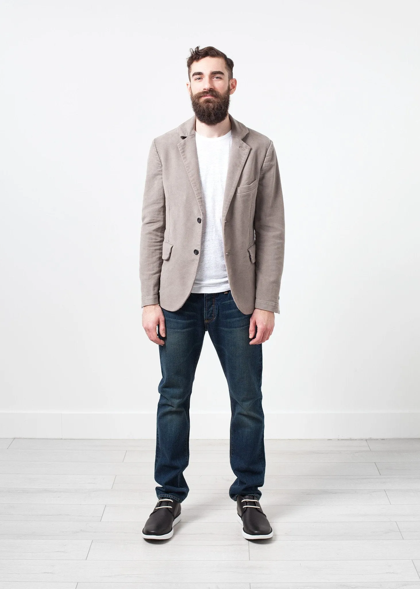 Zepo Brushed Cotton Blazer